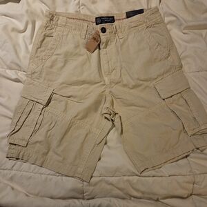 Classic Tan Cargo Shorts for Men